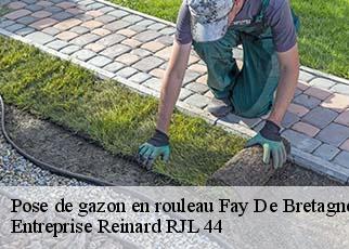 Pose de gazon en rouleau  fay-de-bretagne-44130 Entreprise Reinard RJL 44