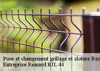 Pose et changement grillage et cloture  reze-44400 Entreprise Reinard RJL 44