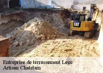Entreprise de terrassement  lege-44650 Artisan Chatelain 