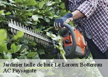 Jardinier taille de haie