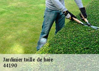 Jardinier taille de haie 44190